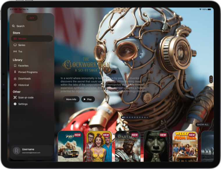 SeeClap sur iPad