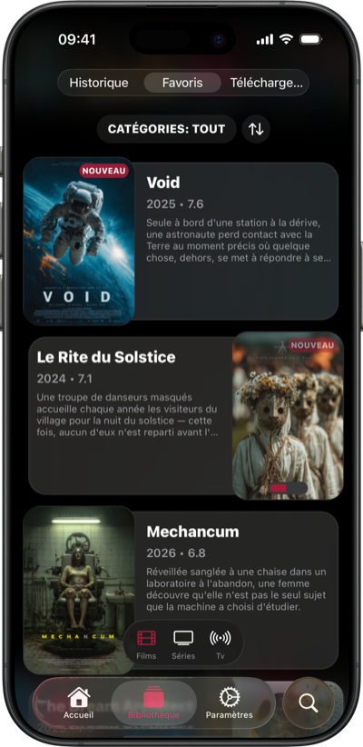 SeeClap — bibliothèque 1