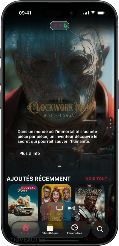 SeeClap sur iPhone